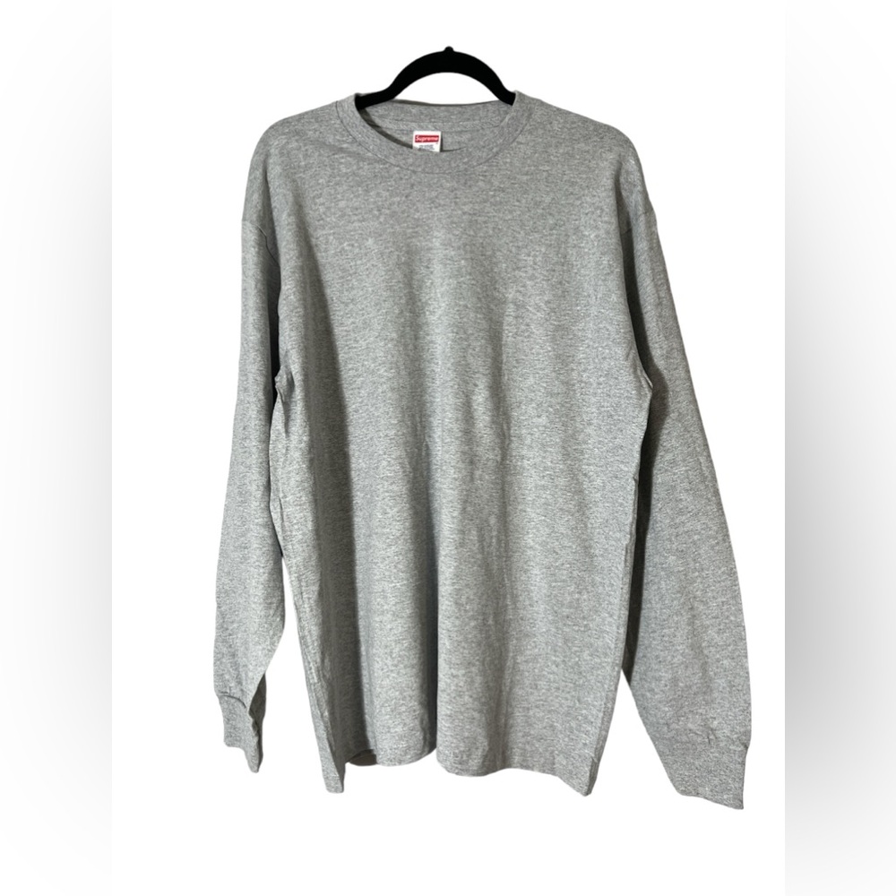 Supreme Kmart NWOT Blank Gray Long Sleeve t shirt made in USA size‎ large